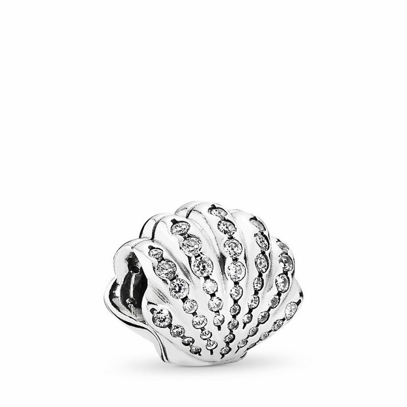 Pandora Australia Disney Ariel's Shell Charm - Sterling Silver | KXZTSO209